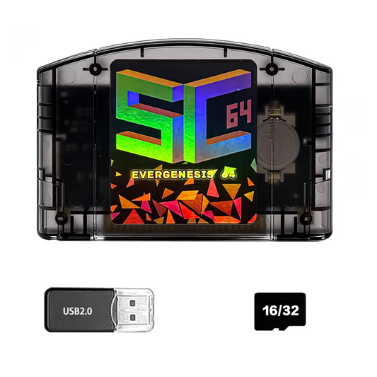 Open Source SC64 5000-in-1 Game Cartridge for Nintendo 64 N64 System | Compatible with 64DD SNES & GB Games