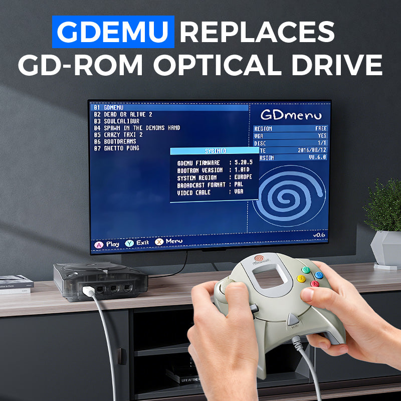 GDEMU V5.20.5 Optical Drive Emulation Board For SEGA Dreamcast VA1 Game Console