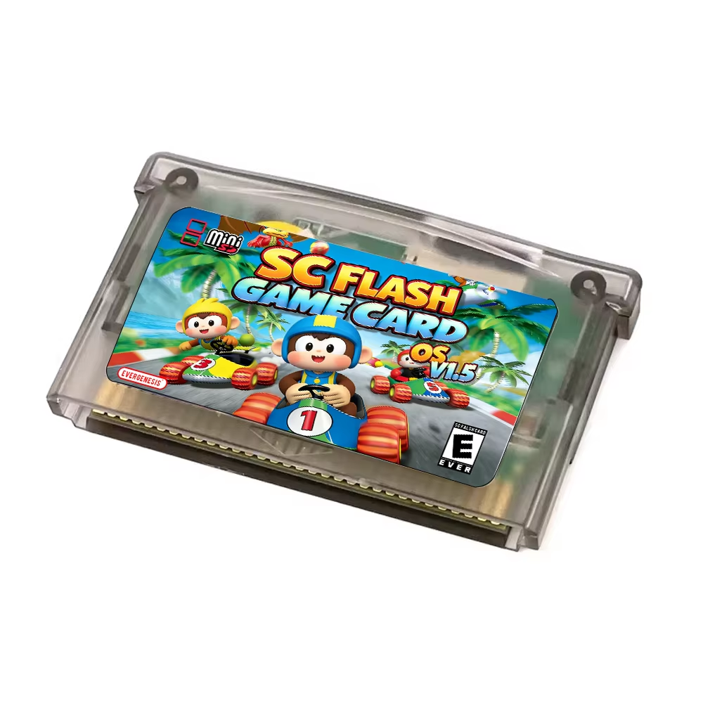 Updated SC-V1.5 GBA Cartridge | RTC Real-Time Clock & 128KB Save | No Conversion, Plug & Play