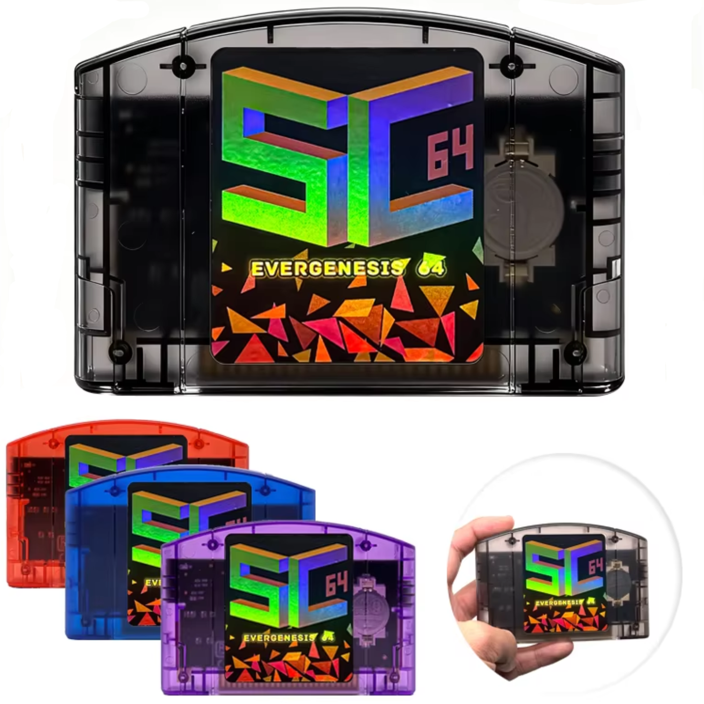 Open Source SC64 5000-in-1 Game Cartridge for Nintendo 64 N64 System | Compatible with 64DD SNES & GB Games