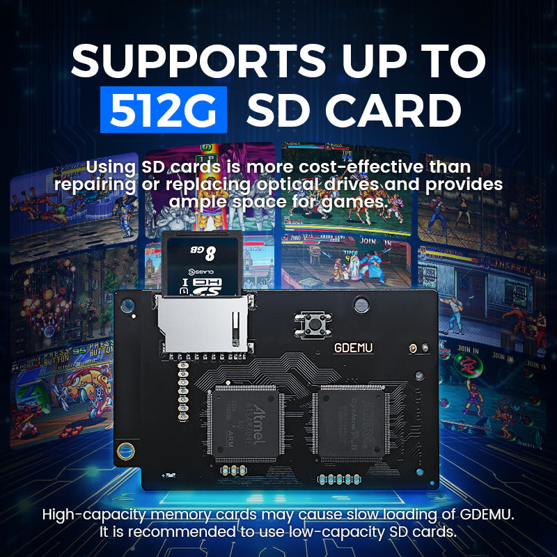 GDEMU V5.20.5 Optical Drive Emulation Board For SEGA Dreamcast VA1 Game Console