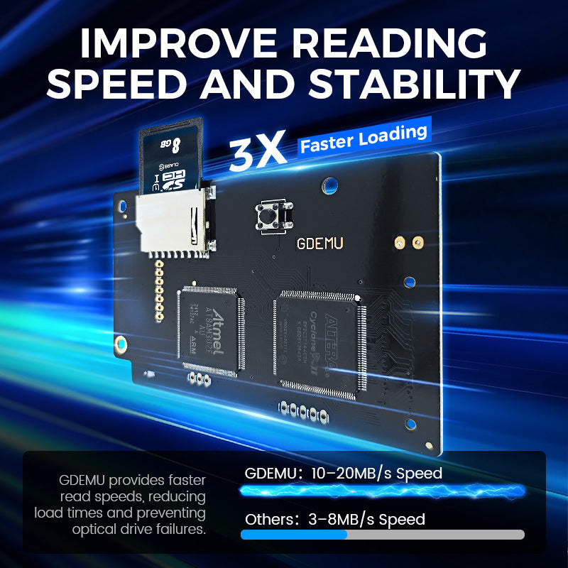 GDEMU V5.20.5 Optical Drive Emulation Board For SEGA Dreamcast VA1 Game Console